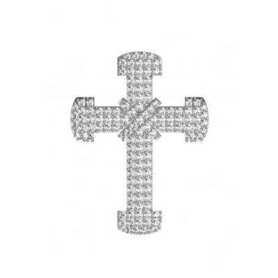 Sparkling Cross pendant with diamonds